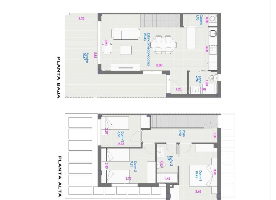 Obra nueva - Duplex - Orihuela Costa - Entre golf