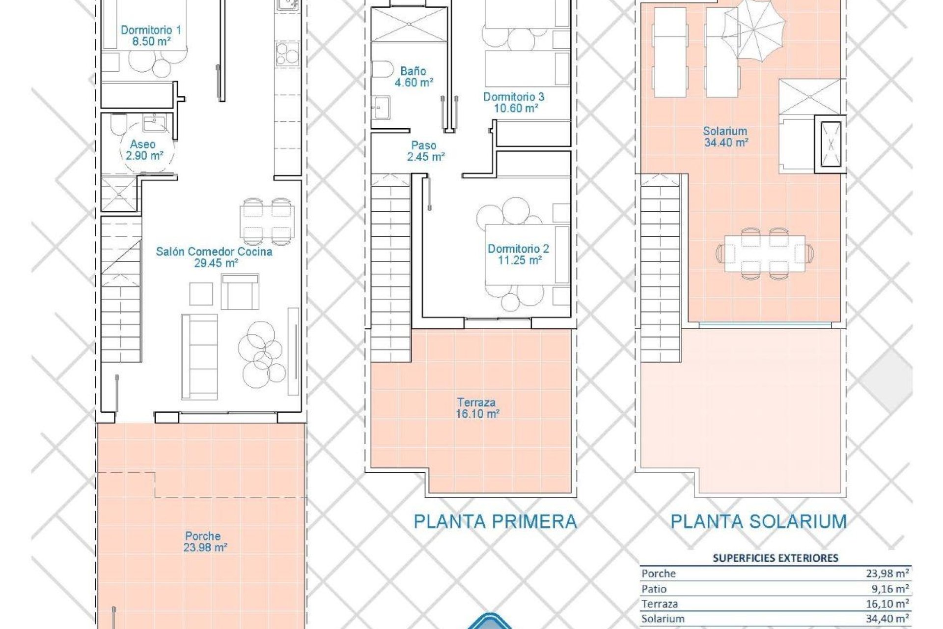 Obra nueva - Duplex - Pilar de la Horadada - Lo Monte