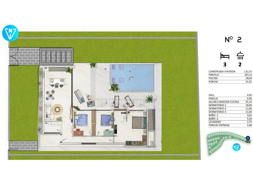 Obra nueva - Villa - Algorfa - La Finca Golf