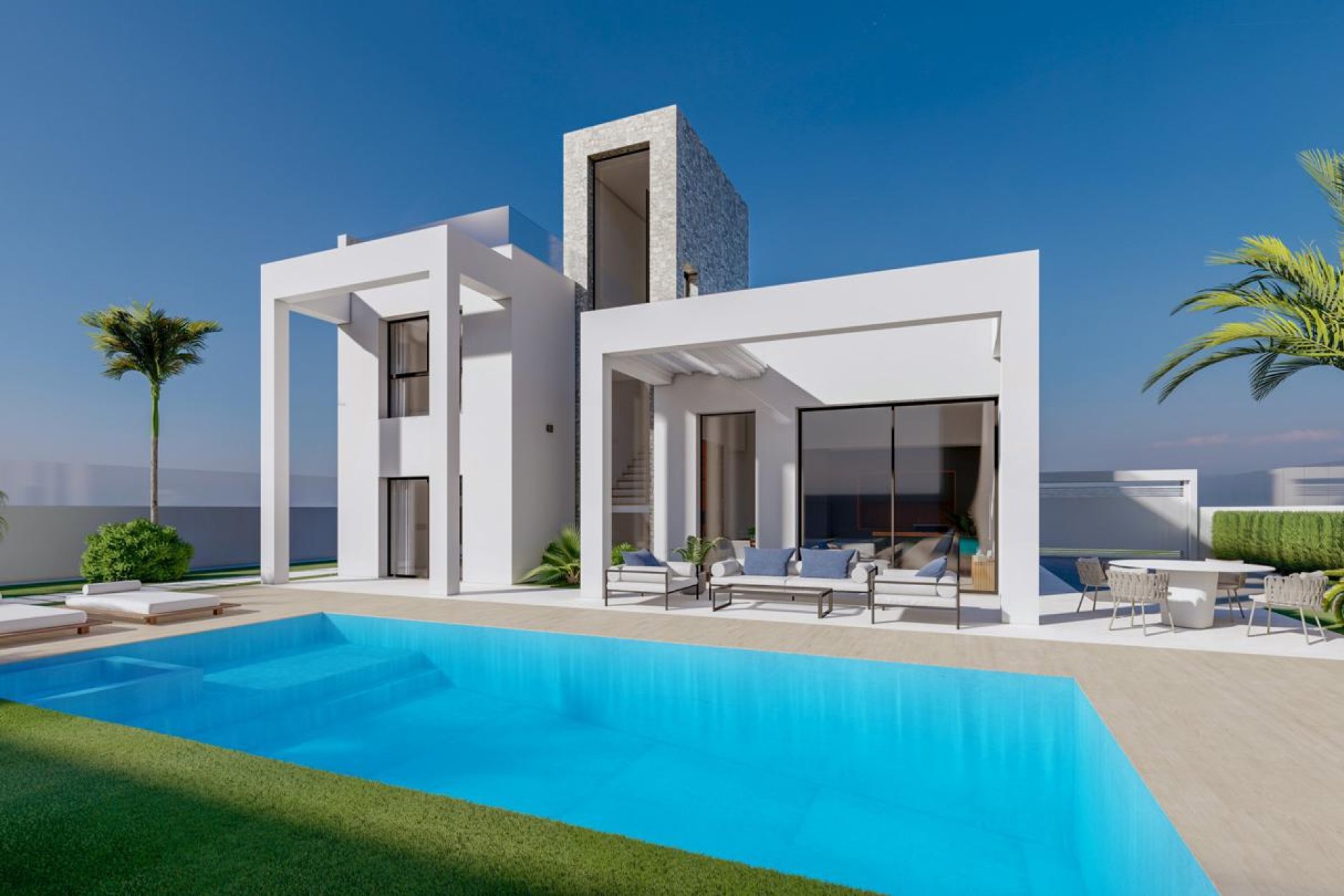 Obra nueva - Villa - Benidorm - Campana Garden