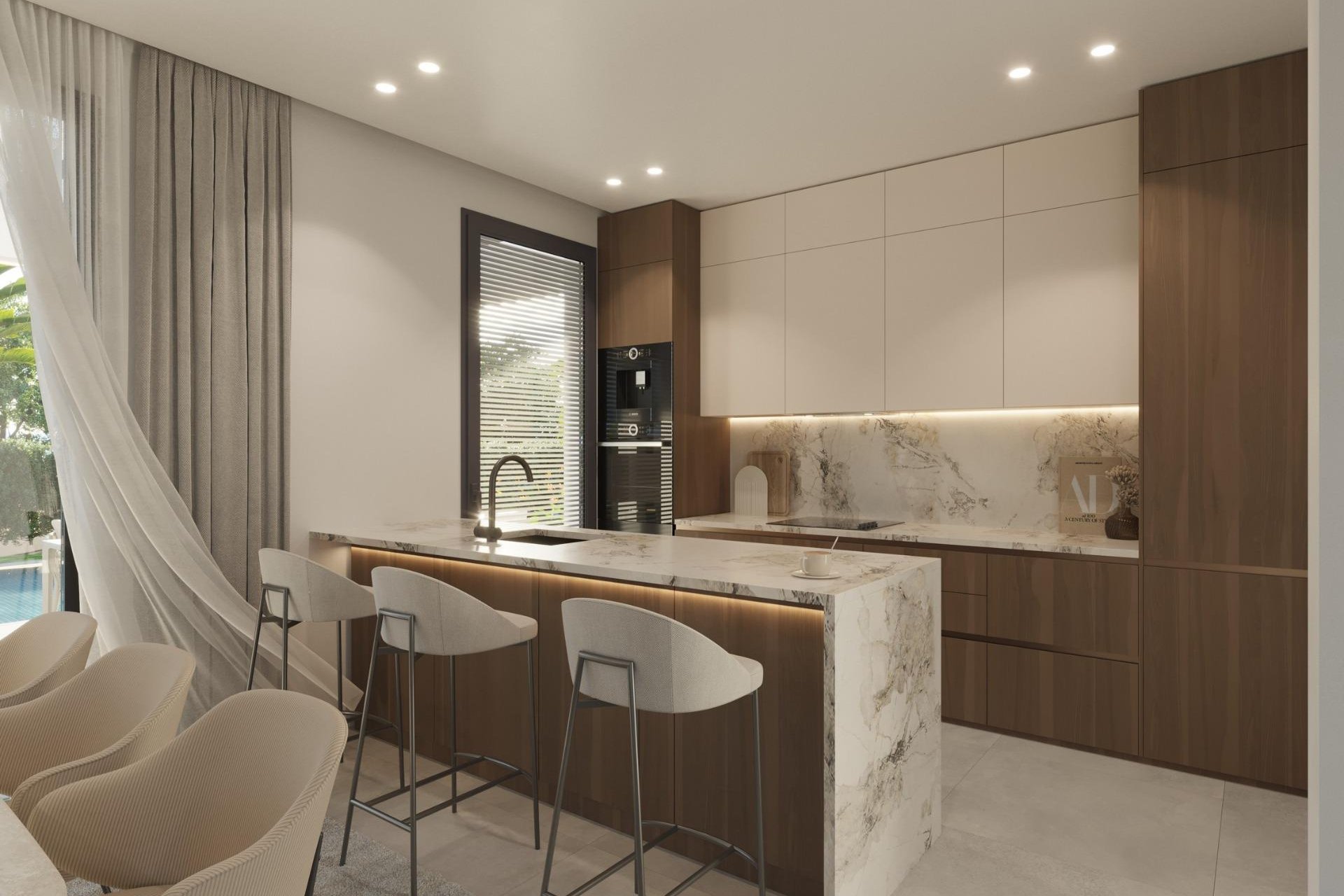 Obra nueva - Villa - Benidorm - Sierra Cortina