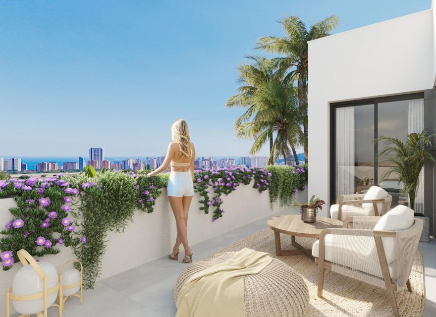 Obra nueva - Villa - Benidorm - Sierra Cortina