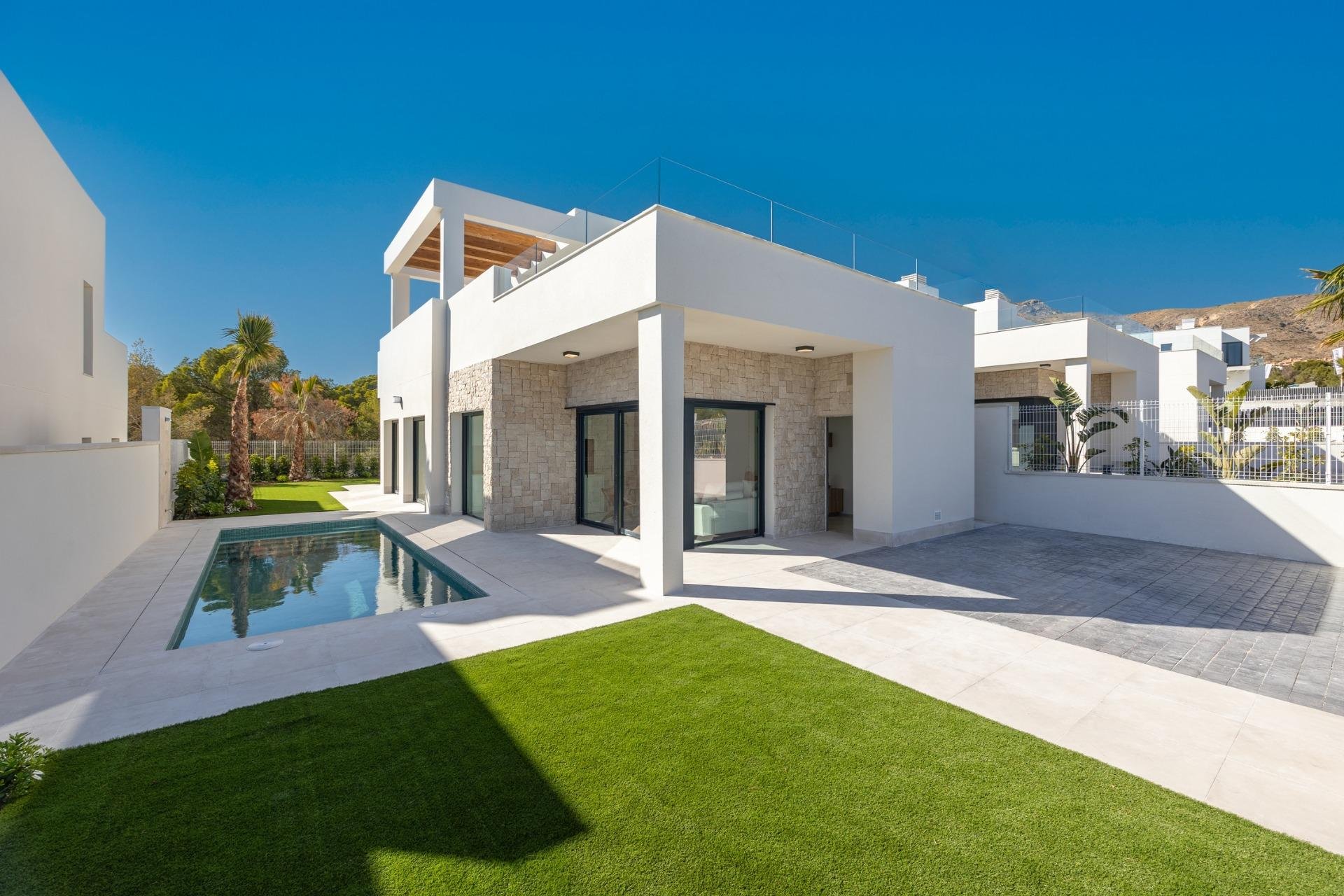 Obra nueva - Villa - Benidorm - Sierra Cortina