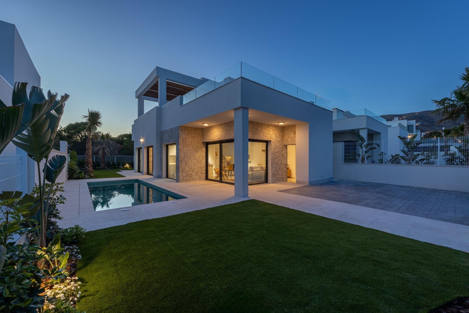 Obra nueva - Villa - Benidorm - Sierra Cortina