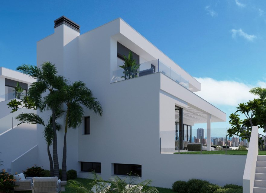 Obra nueva - Villa - Benidorm - Sierra Cortina