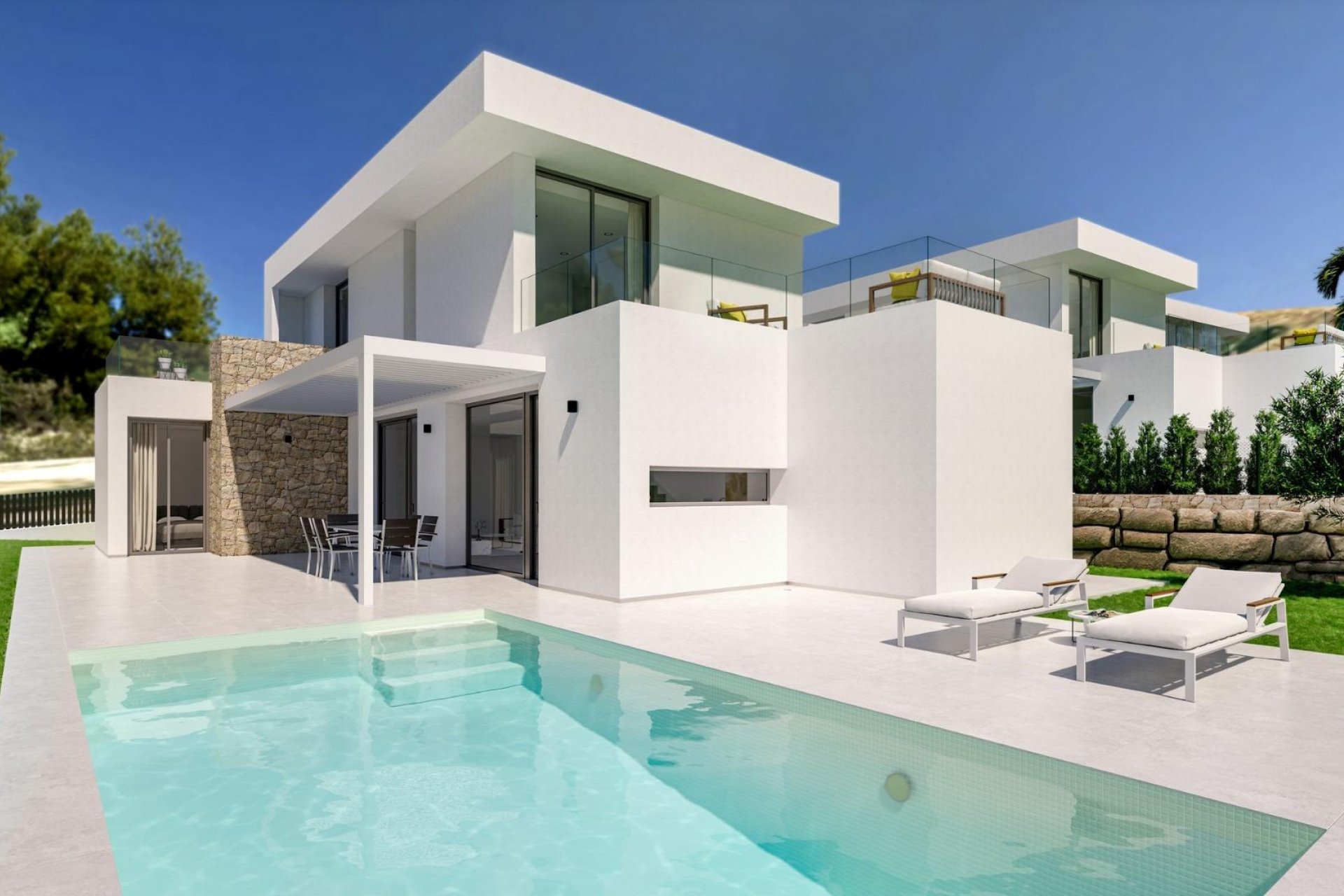 Obra nueva - Villa - Benidorm - Sierra Cortina