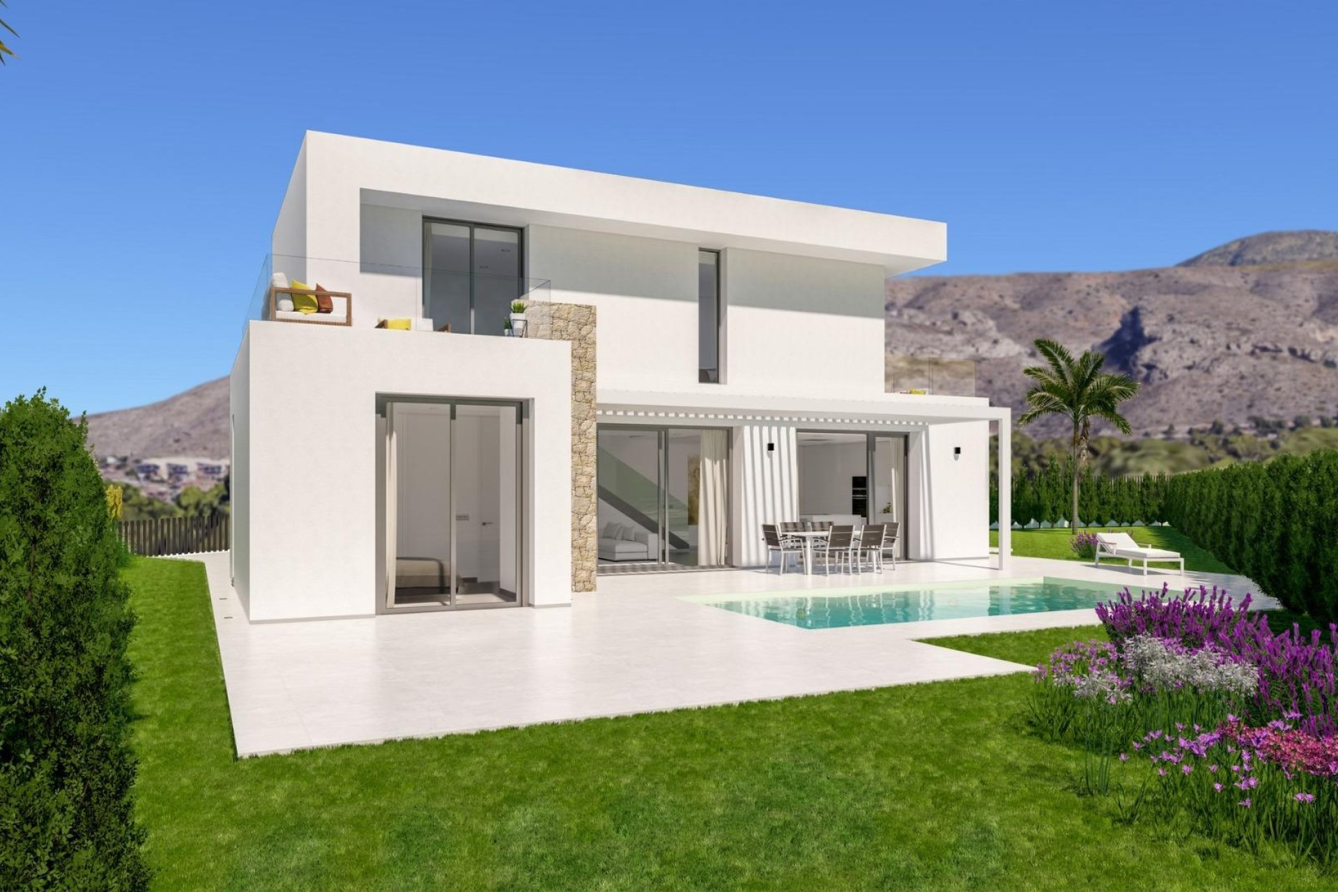 Obra nueva - Villa - Benidorm - Sierra Cortina