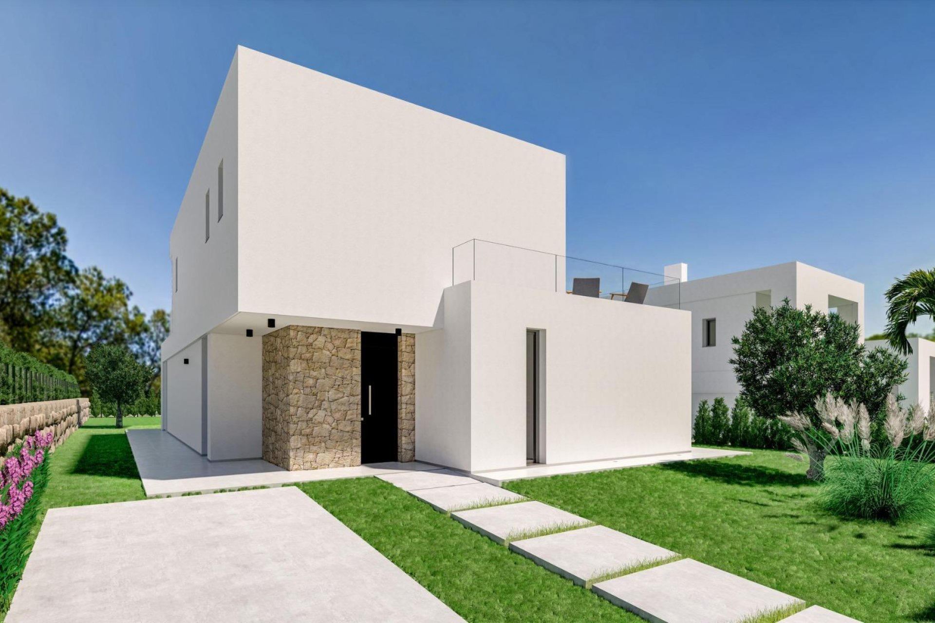 Obra nueva - Villa - Benidorm - Sierra Cortina