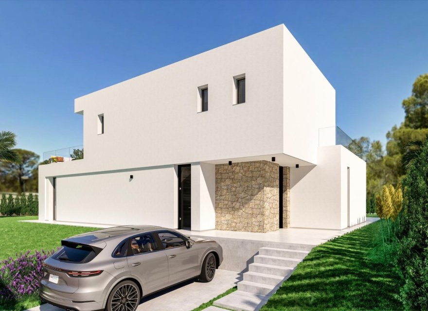 Obra nueva - Villa - Benidorm - Sierra Cortina