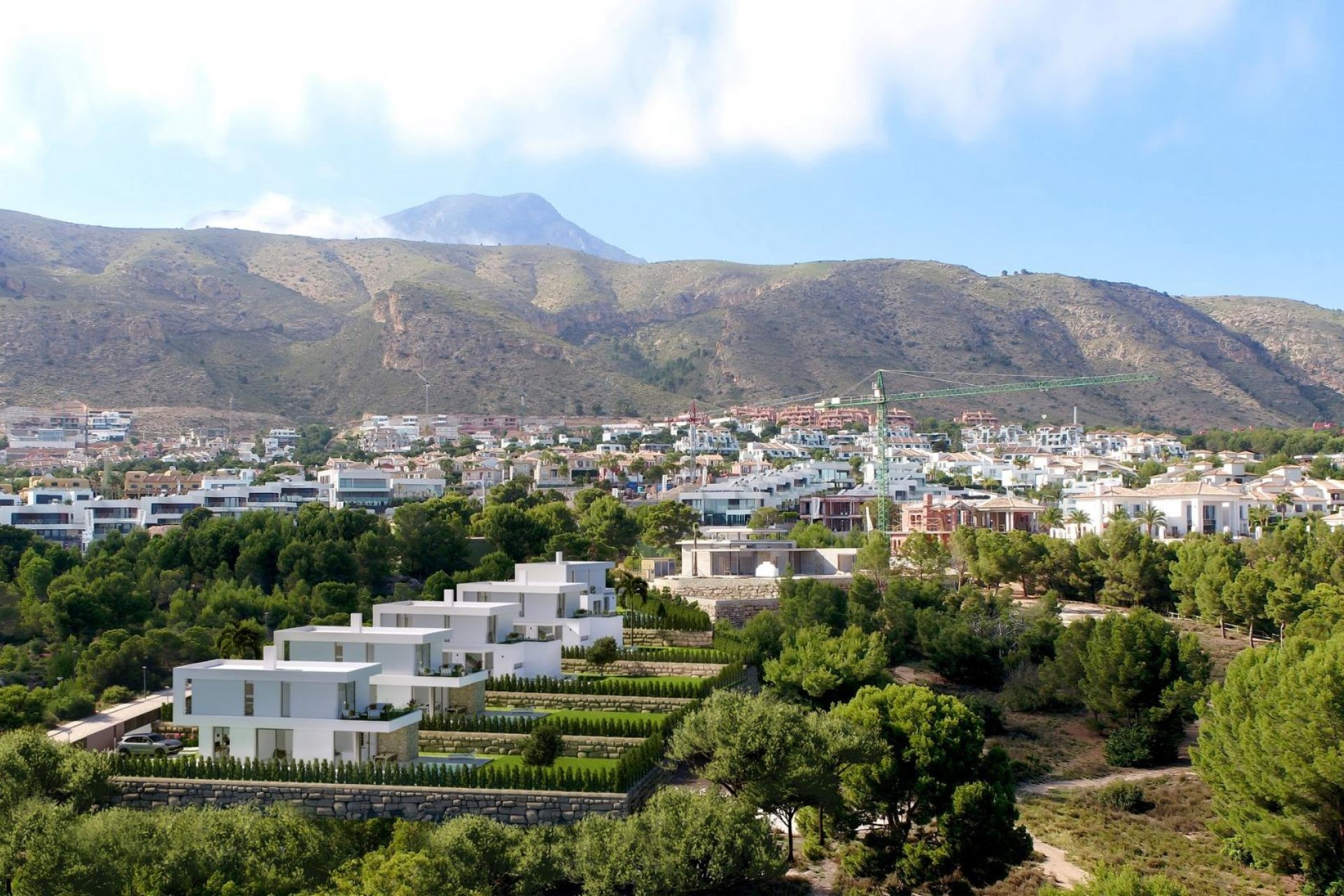 Obra nueva - Villa - Benidorm - Sierra Cortina