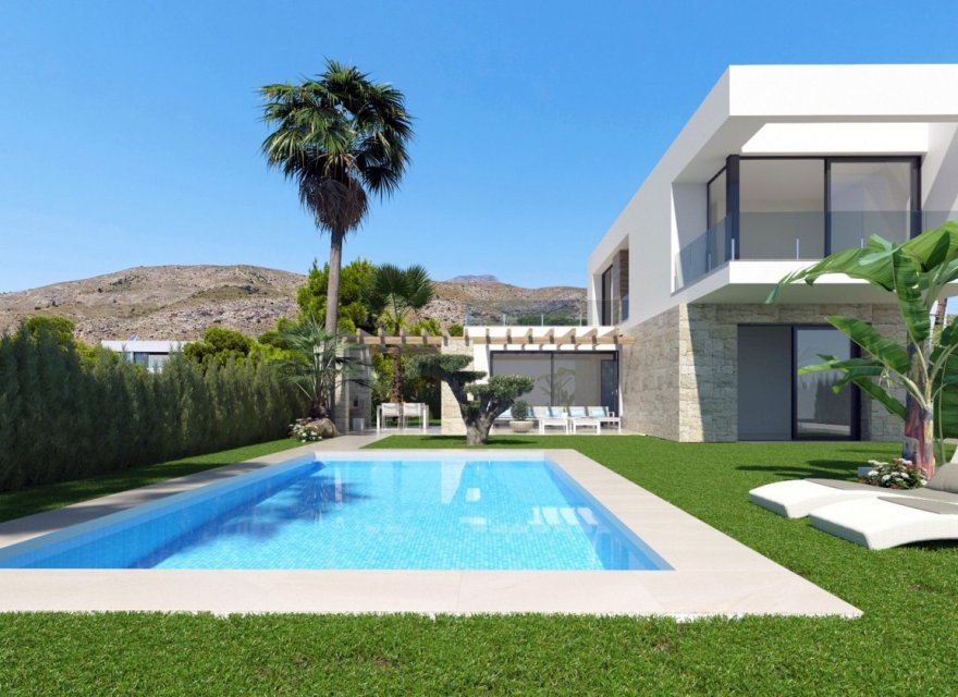 Obra nueva - Villa - Benidorm - Sierra Cortina