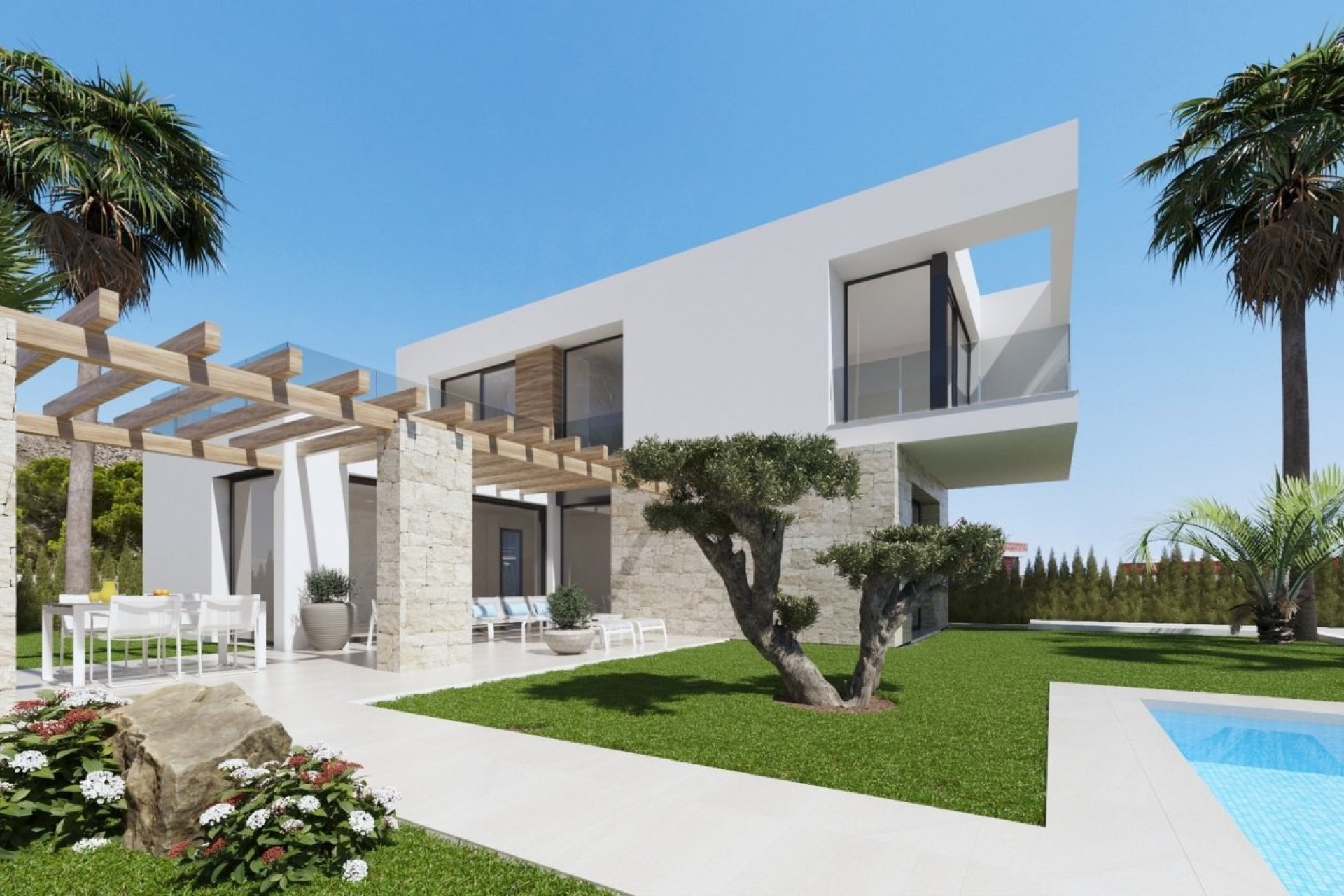 Obra nueva - Villa - Benidorm - Sierra Cortina