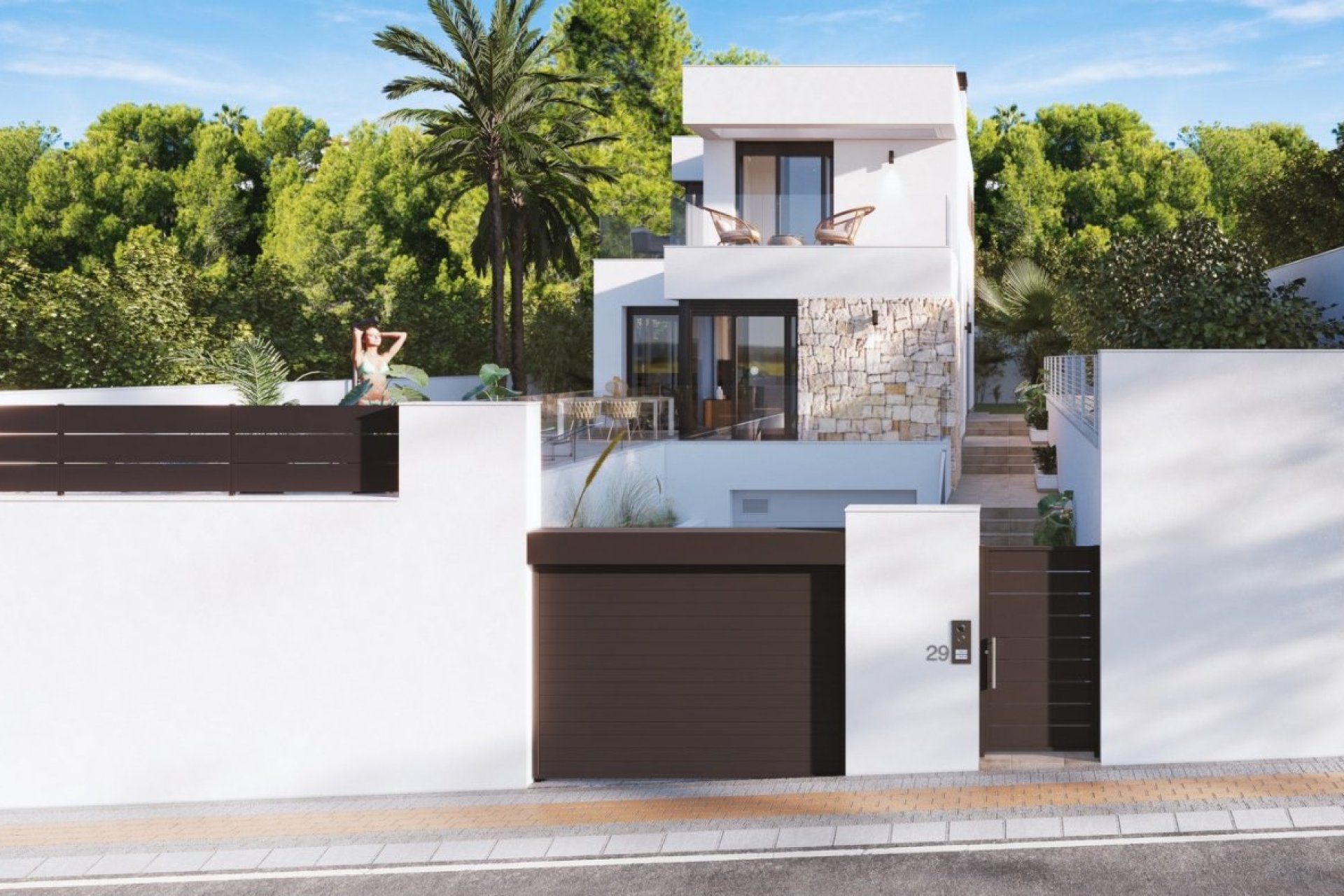 Obra nueva - Villa - Benidorm - Sierra Cortina