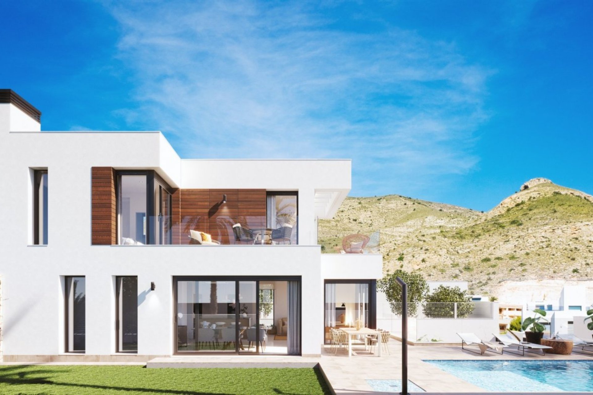 Obra nueva - Villa - Benidorm - Sierra Cortina