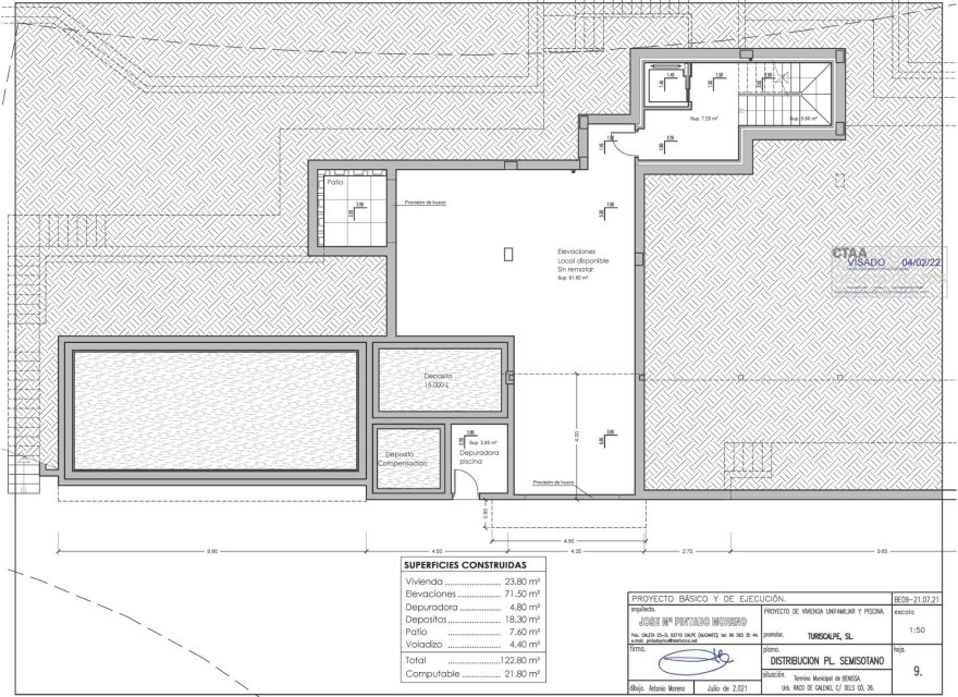 Obra nueva - Villa - Benissa - Racó Del Galeno