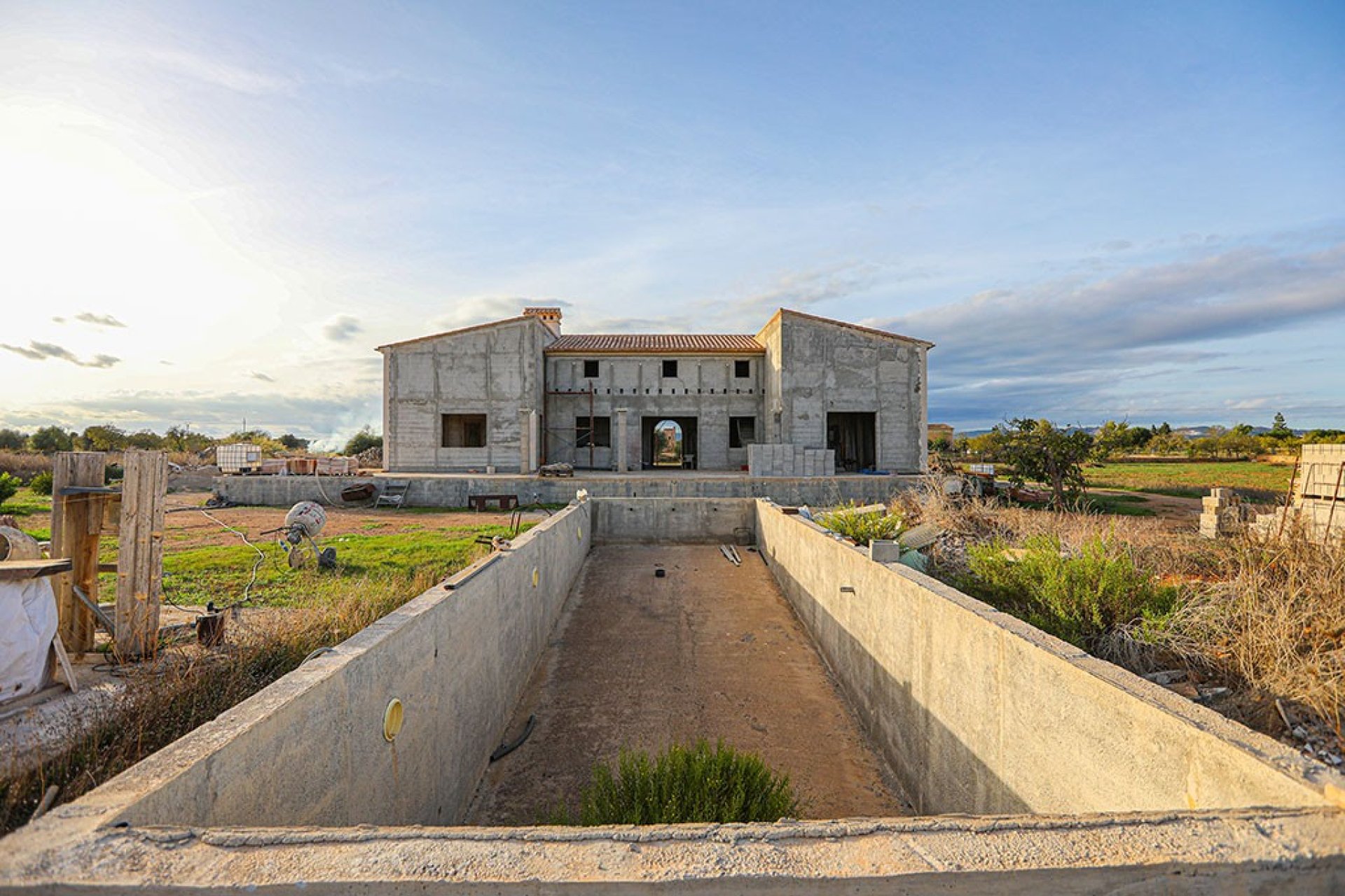 Obra nueva - Villa - Campos