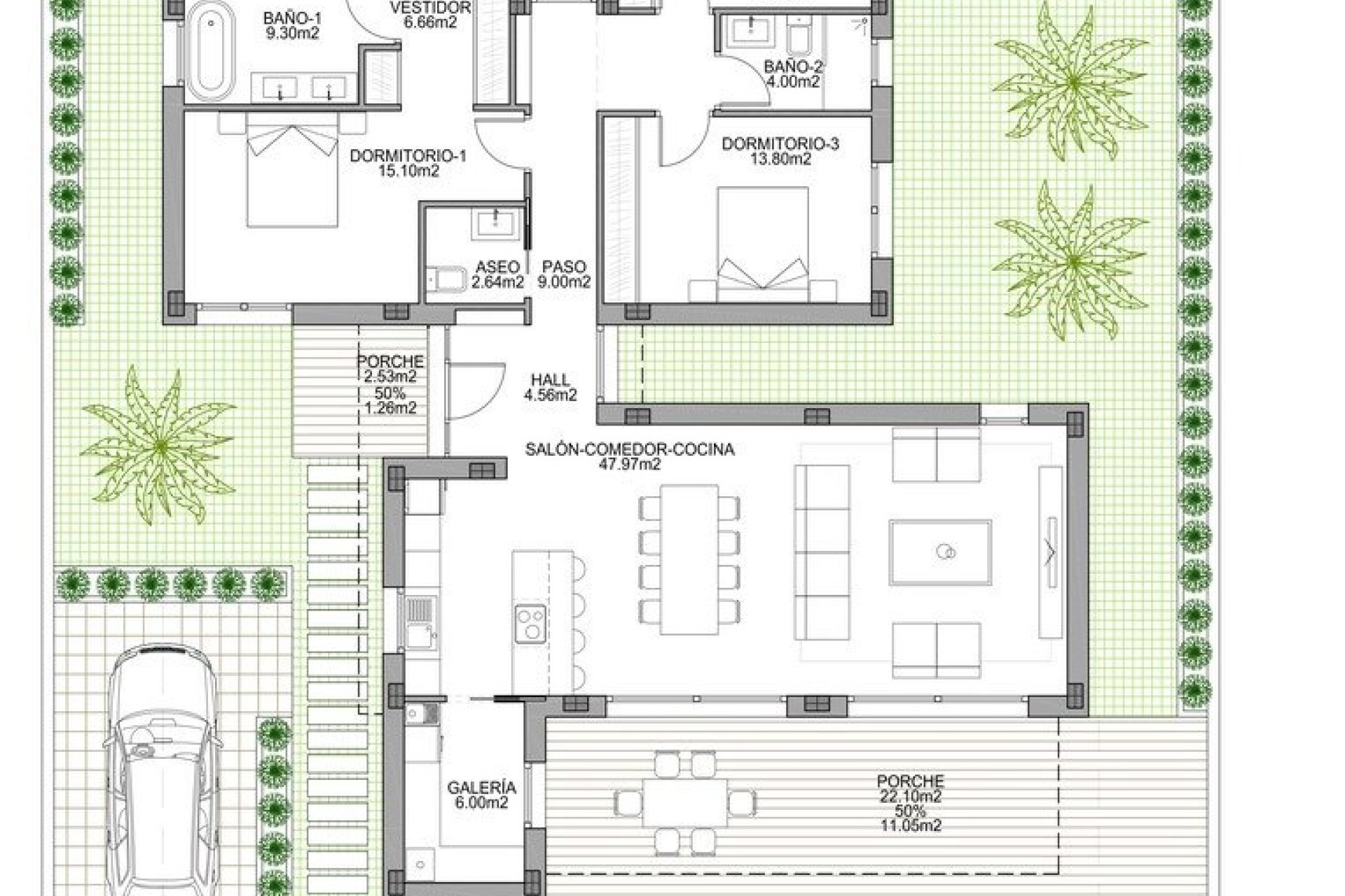 Obra nueva - Villa - Ciudad Quesada - Polideportivo