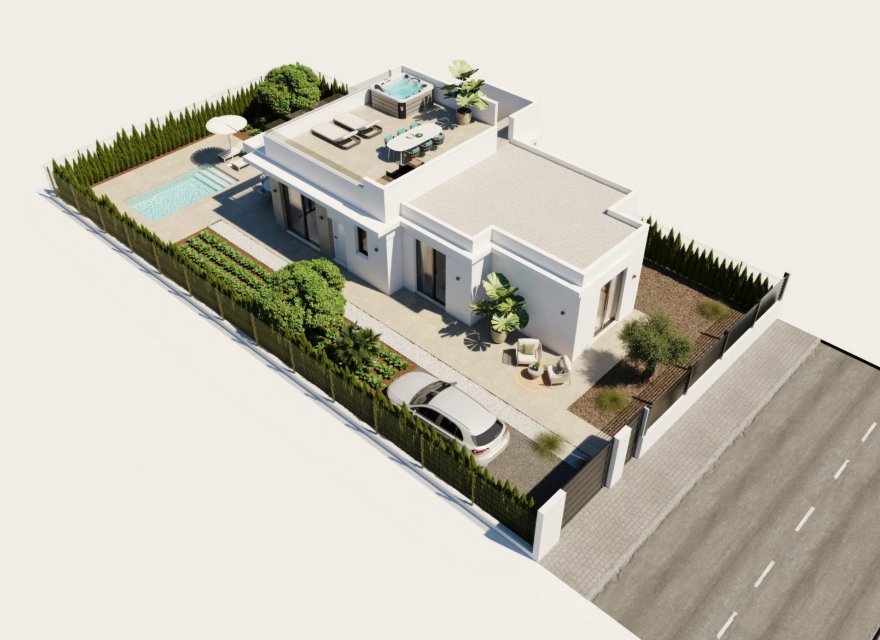 Obra nueva - Villa - Fuente Álamo - Hacienda Del Álamo Golf