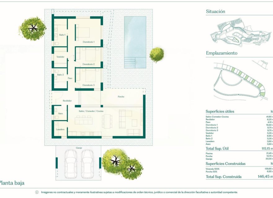 Obra nueva - Villa - Fuente Álamo - Hacienda del Alamo