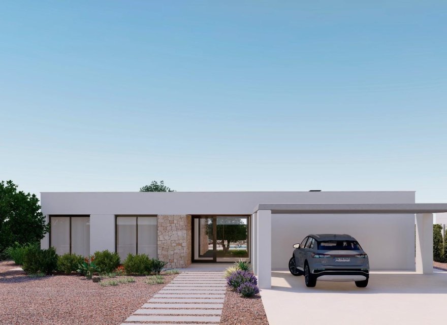 Obra nueva - Villa - Fuente Álamo - Hacienda del Alamo