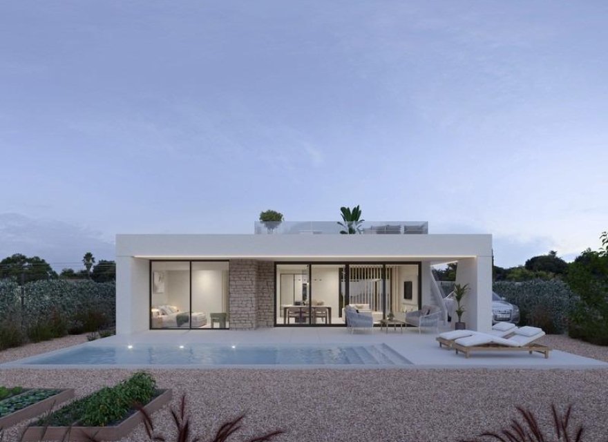Obra nueva - Villa - Fuente Álamo - Hacienda del Alamo