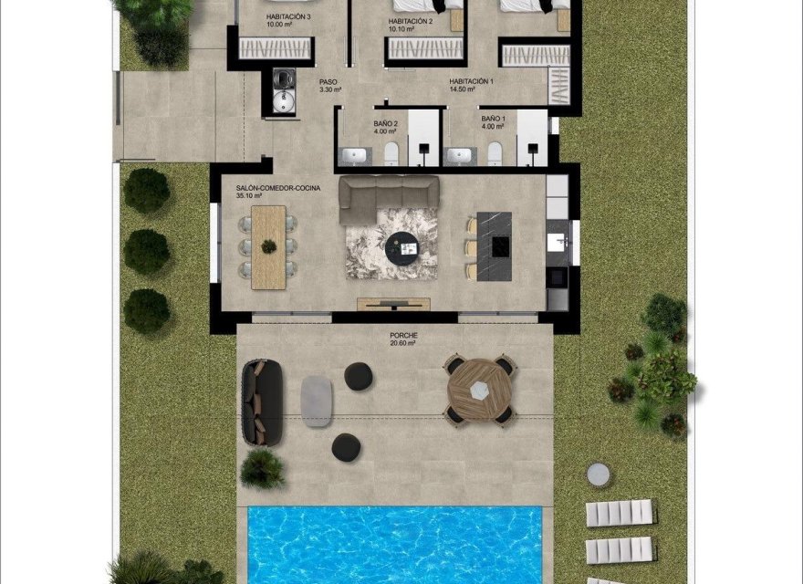 Obra nueva - Villa - Hondón de las Nieves - Urbaniz La Montañosa