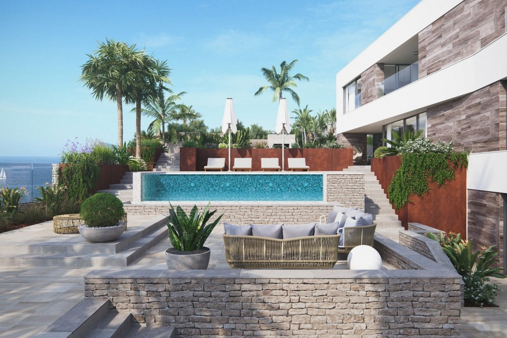 Obra nueva - Villa - La Manga - Cala Medina