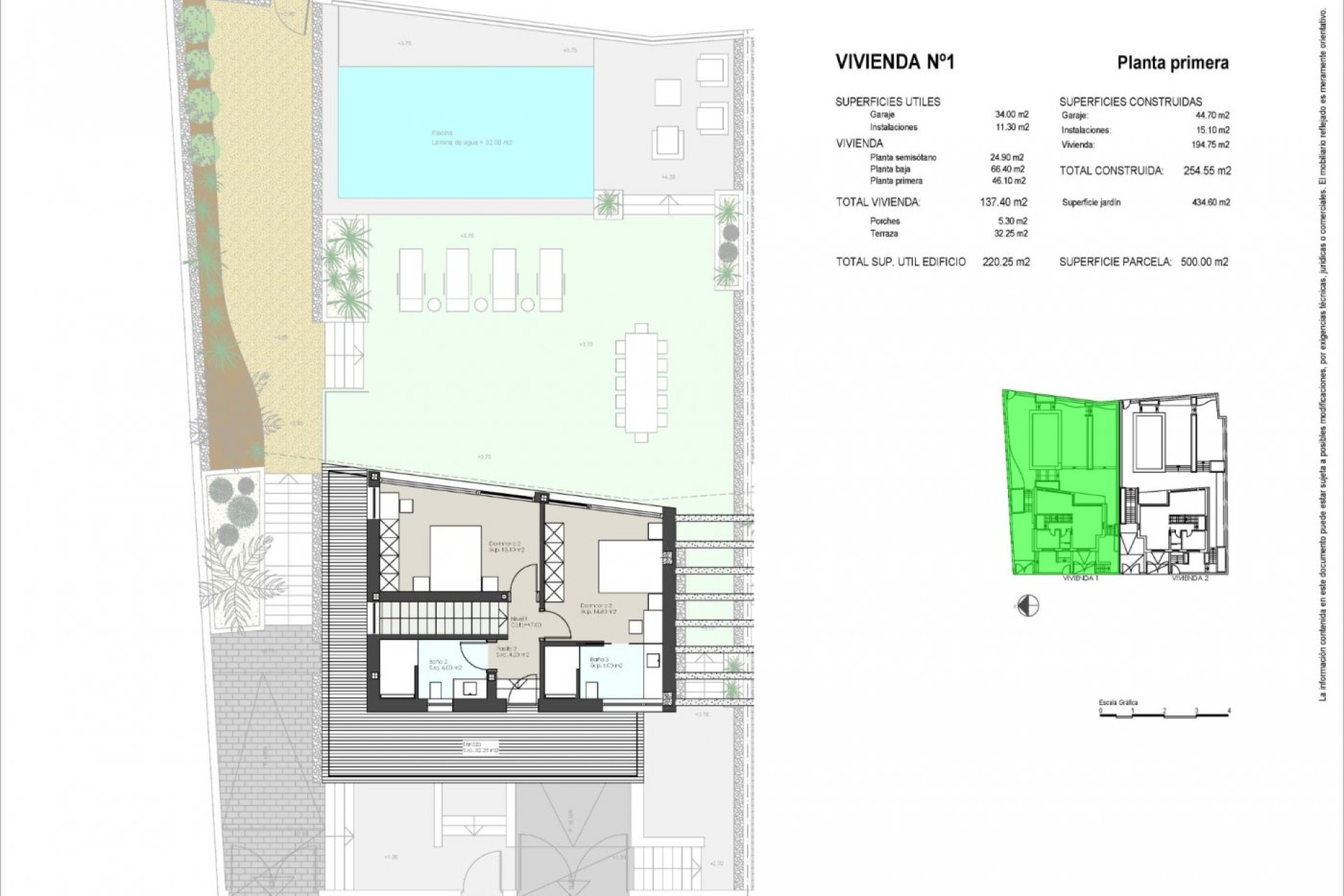 Obra nueva - Villa - La Manga - Cala Medina