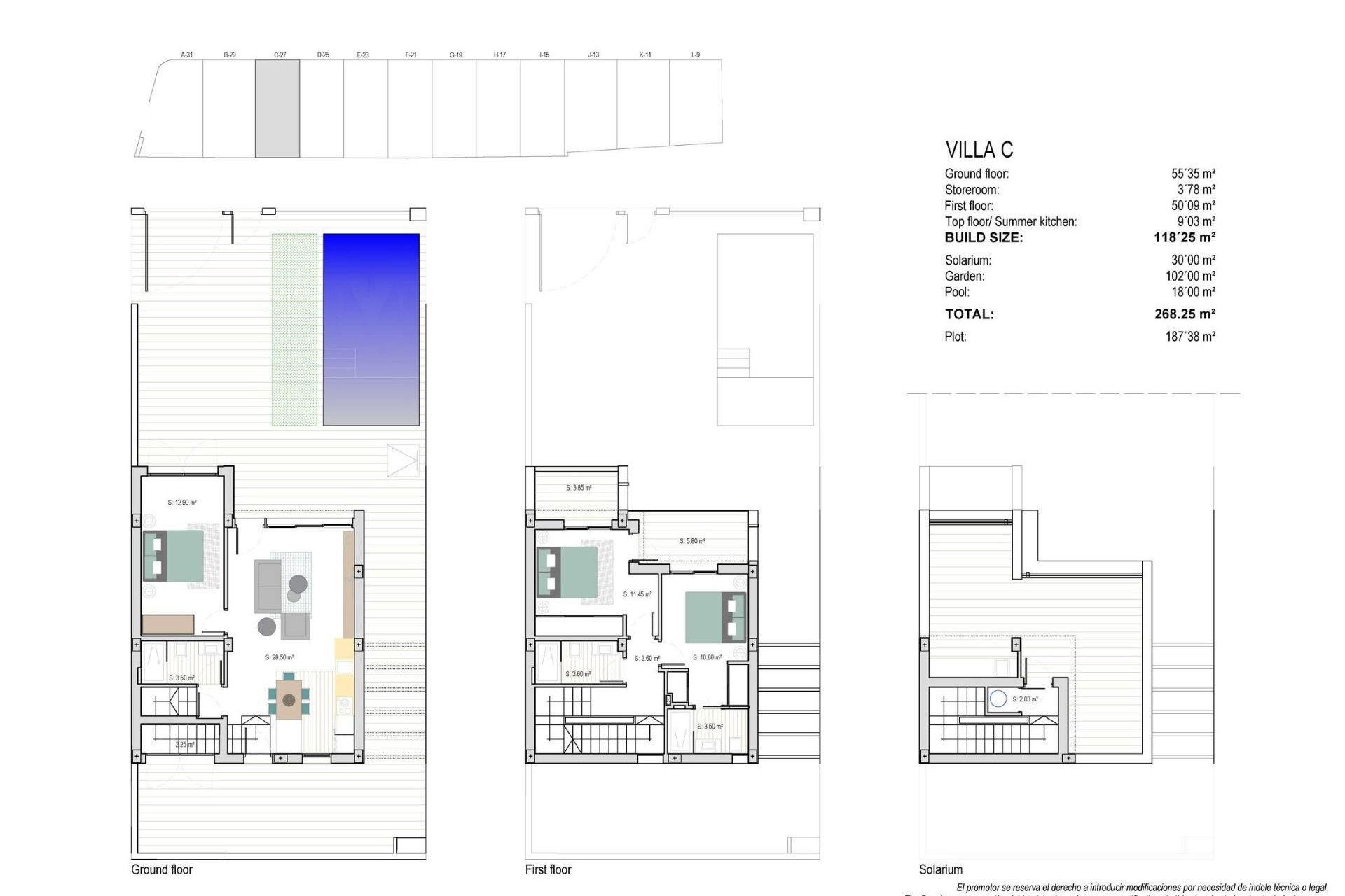 Obra nueva - Villa - Los Alcazares - Playa la Atascadera