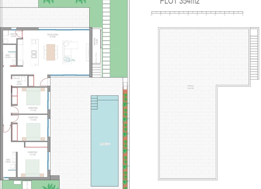 Obra nueva - Villa - Los Alcazares - Serena Golf
