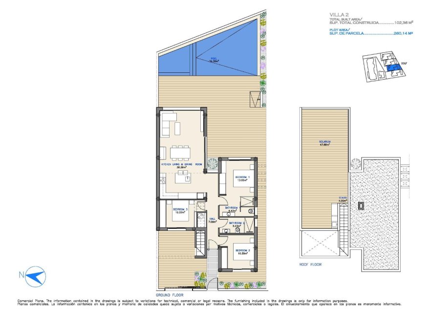Obra nueva - Villa - Los Alcazares - Serena Golf