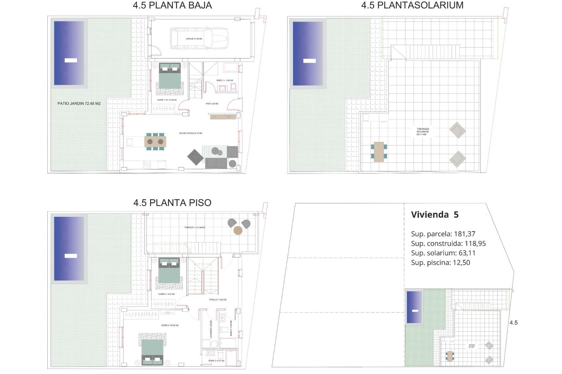 Obra nueva - Villa - Mar Menor - pueblo