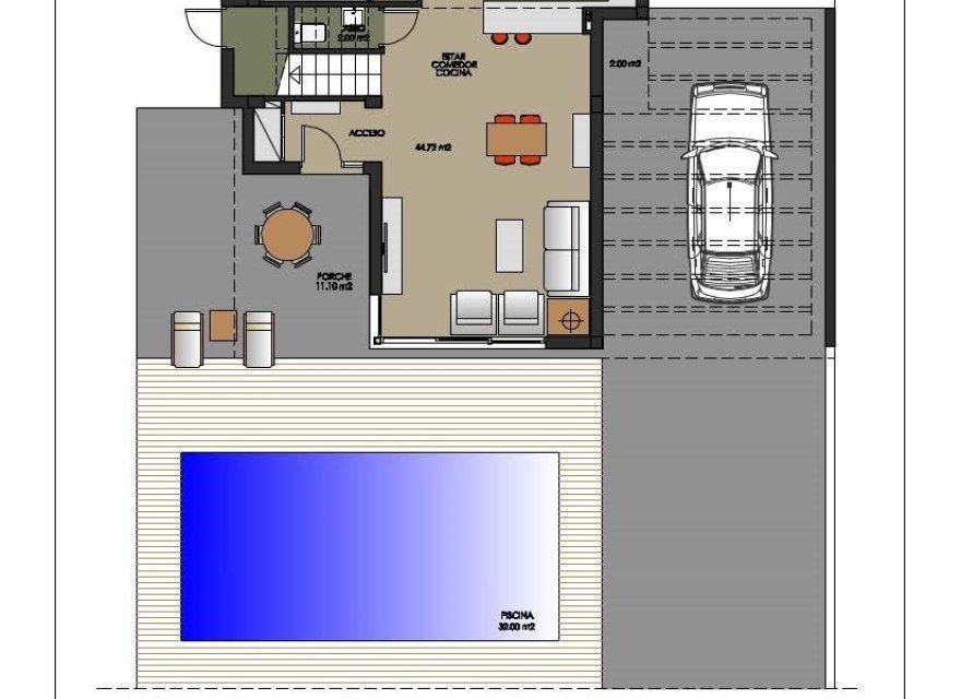 Obra nueva - Villa - Orihuela Costa - Campoamor