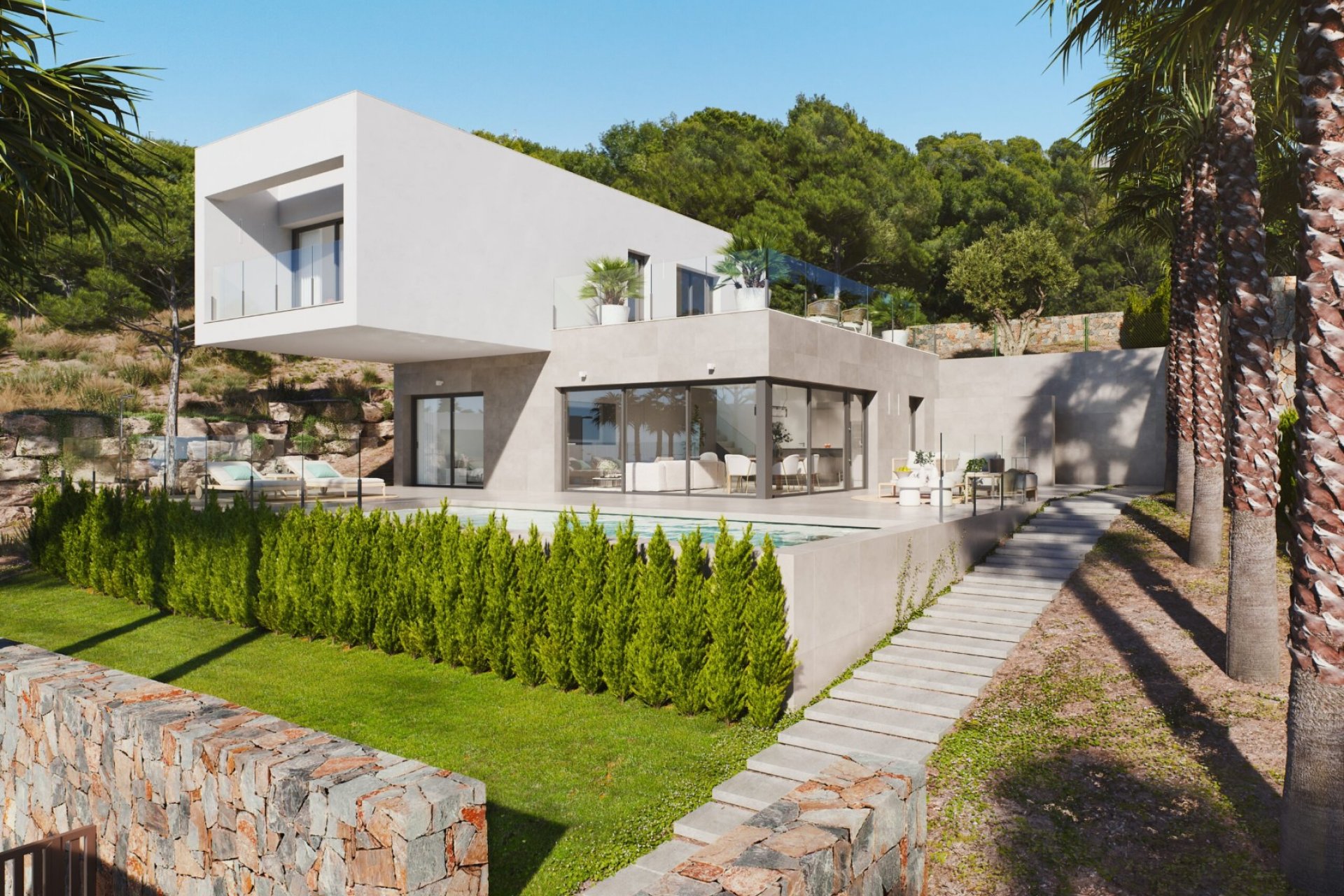 Obra nueva - Villa - Orihuela Costa - Las Colinas Golf