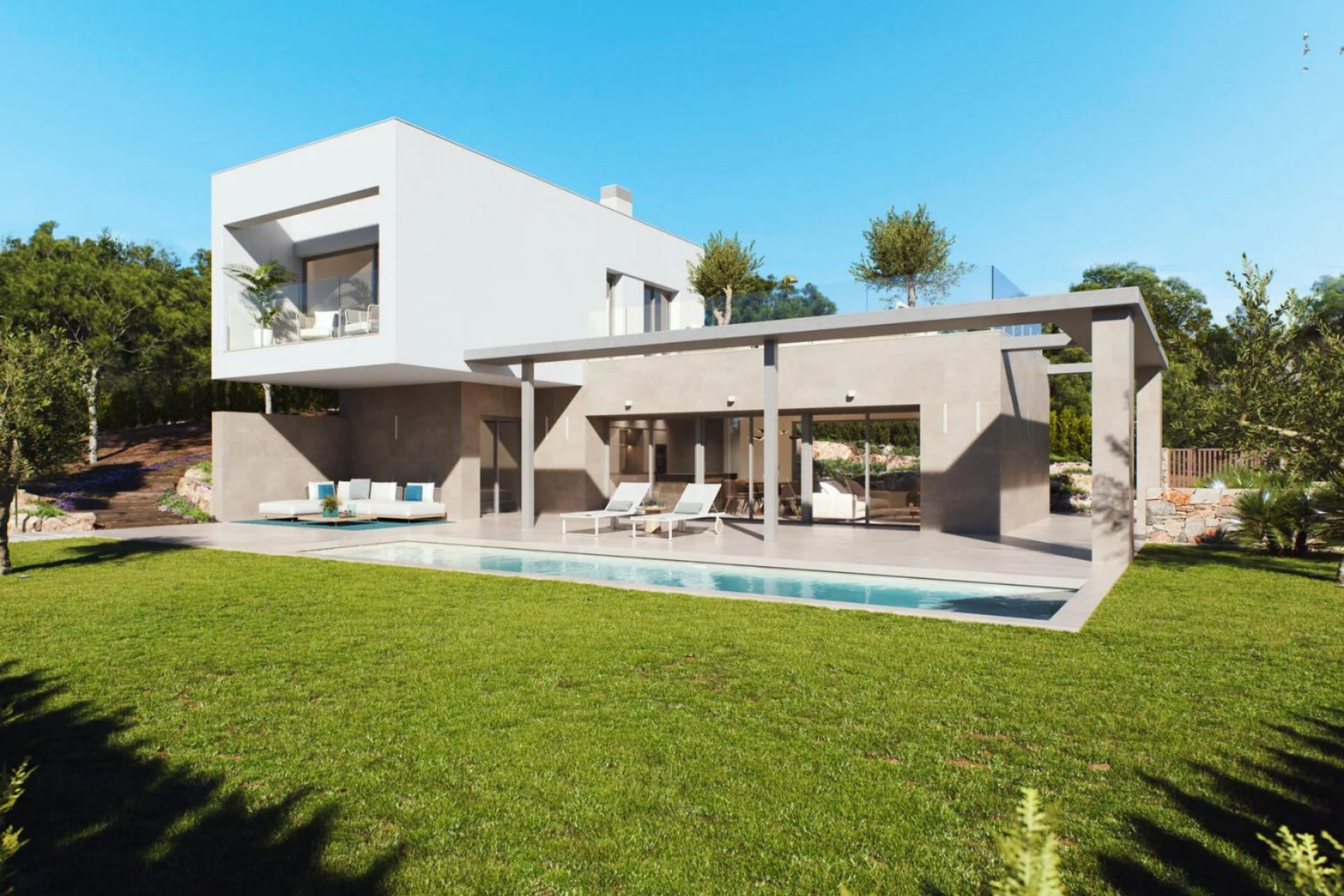 Obra nueva - Villa - Orihuela Costa - Las Colinas Golf