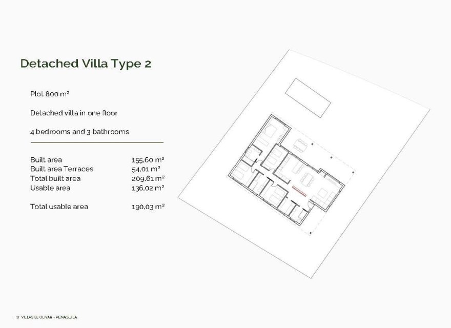 Obra nueva - Villa - Penaguila - El Olivar