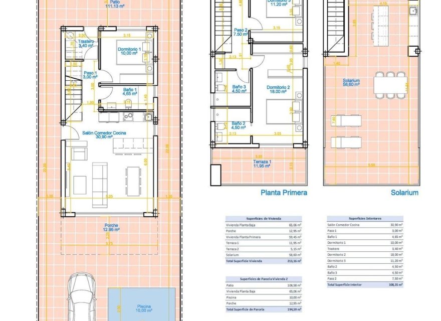 Obra nueva - Villa - Pilar de la Horadada - pueblo
