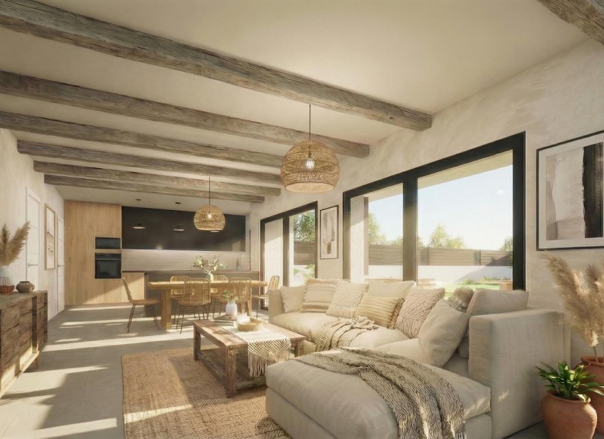 Obra nueva - Villa - Pinoso - Casas Pastor