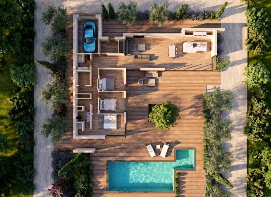 Obra nueva - Villa - Pinoso - Casas Pastor
