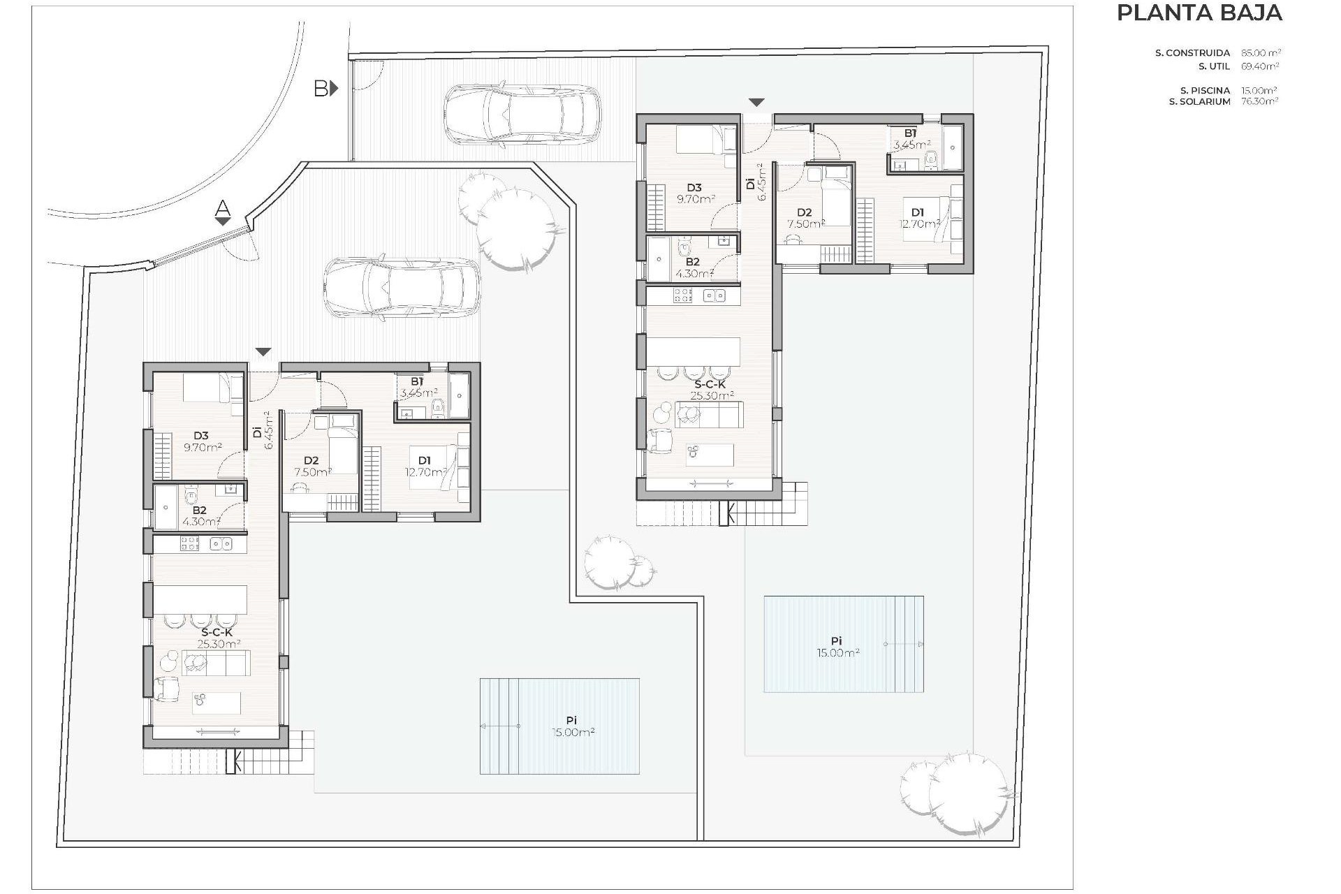 Obra nueva - Villa - Puerto de Mazarron - Country Club