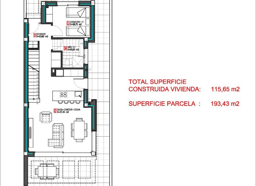 Obra nueva - Villa - Torrevieja - Aguas Nuevas