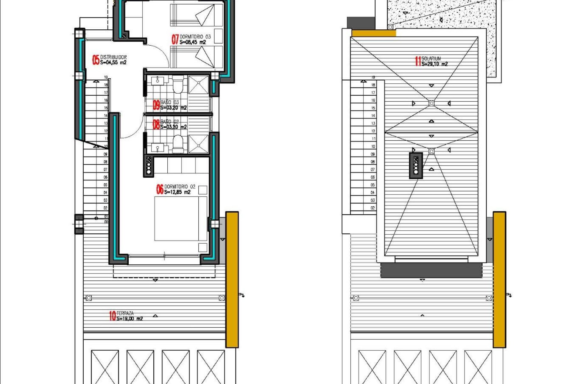 Obra nueva - Villa - Torrevieja - Aguas Nuevas