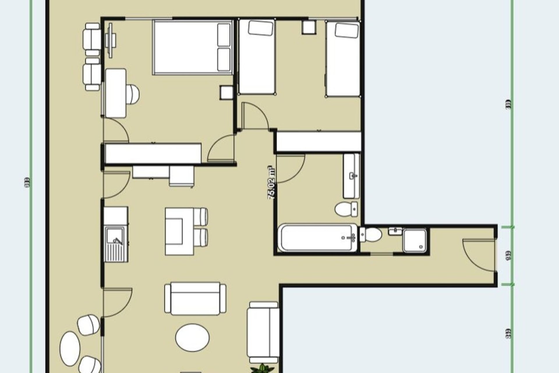 Перепродажа - Квартира - Alicante - Plà del Bon Repòs-La Goteta