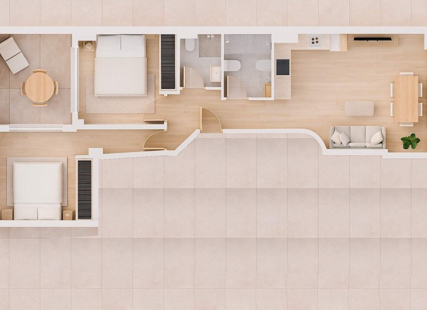 Resale - Apartment - Alicante - Carolinas Bajas