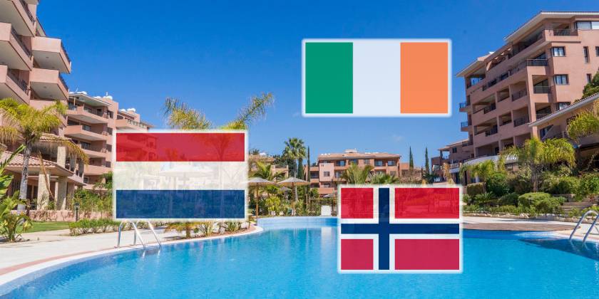The Dutch, Norwegians and Irish have doubled property purchases in Spain compared to a year ago
