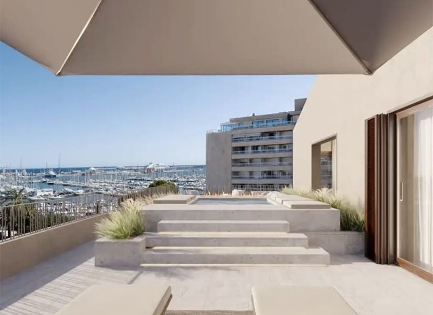 Image showcasing New duplex penthouse with stunning harbor views in a un